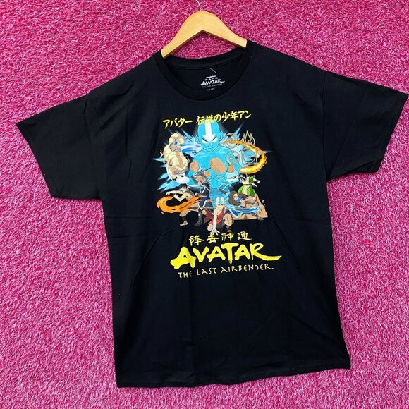 Avatar The Last Airbender Four Elements Team Avatar Graphic T-Shirt large - Picture 3 of 4